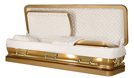 Image of Bronze - COUCH DBLE SEAL/DBL LID - 96 SOLID BRONZE Casket
