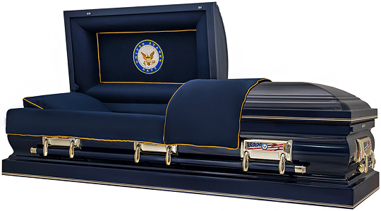 Image of MILITARY ALL BRANCHES - 32In Steel Oversize Casket Casket